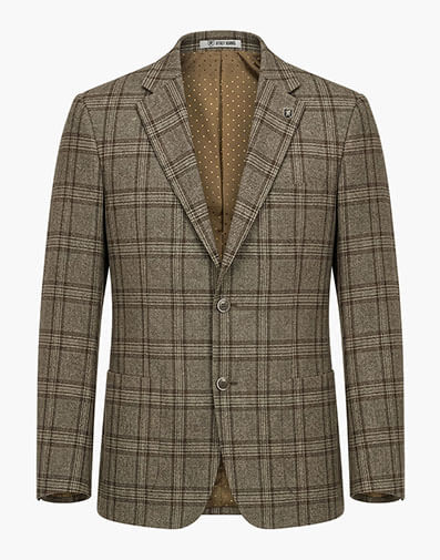 Astaire Suit Jacket in Brown for $$175.00