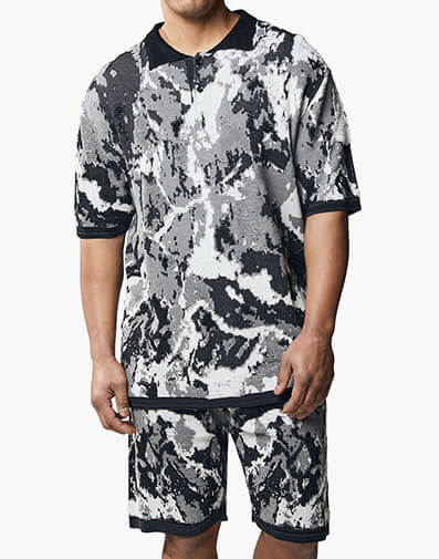 Johannes Short Set in Black for $$99.90