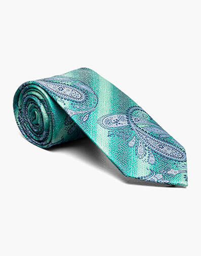 Wallace Tie & Hanky Set in Turquoise Multi for $$20.00