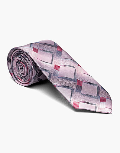 Lorenzo Tie & Hanky Set in Pink for $$26.00