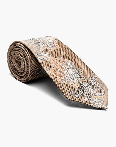 Roberto Tie & Hanky Set in Taupe for $$26.00