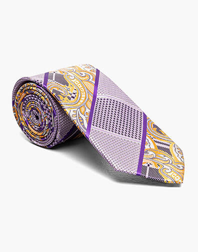 Leonel Tie & Hanky Set in Purple for $$26.00
