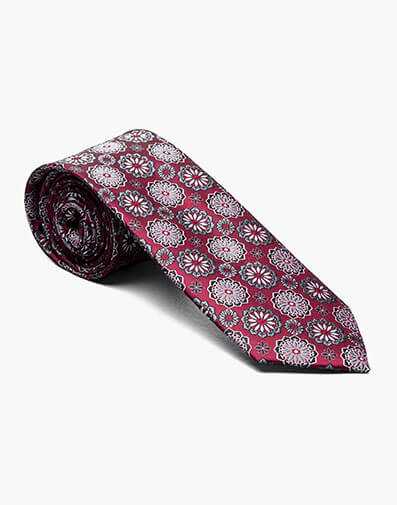 Otto Tie & Hanky Set in Red for $20.00