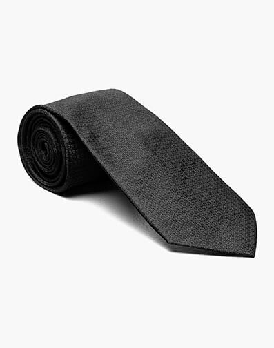 Asher Tie And Hanky Set in Black for $20.00