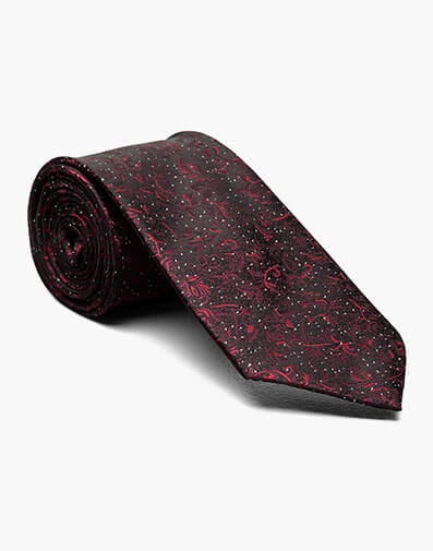 Levi Tie And Hanky Set in Burgundy for $20.00