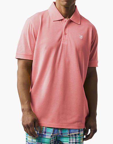 Holborn Polo Shirt in Pink for $$39.00