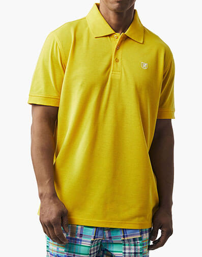 Holborn Polo Shirt in Yellow for $$39.00