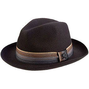 Amost Fedora Pinch Front Hat