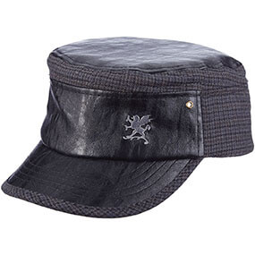 Lynwood Cadet Hat Faux Leather Hat