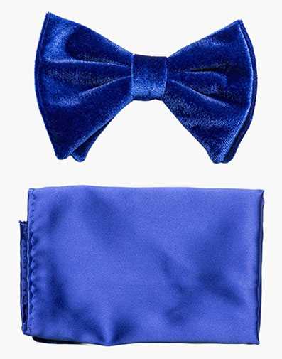 Spratley Bow Tie & Hanky Set in Royal for $$26.00