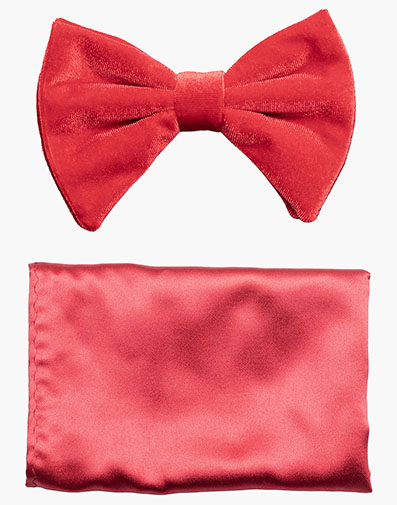 Spratley Bow Tie & Hanky Set in Red for $$26.00
