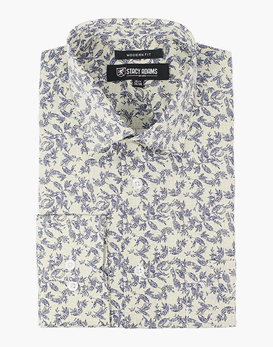 Loris Dress Shirt Point Collar in Ivory for $39.90